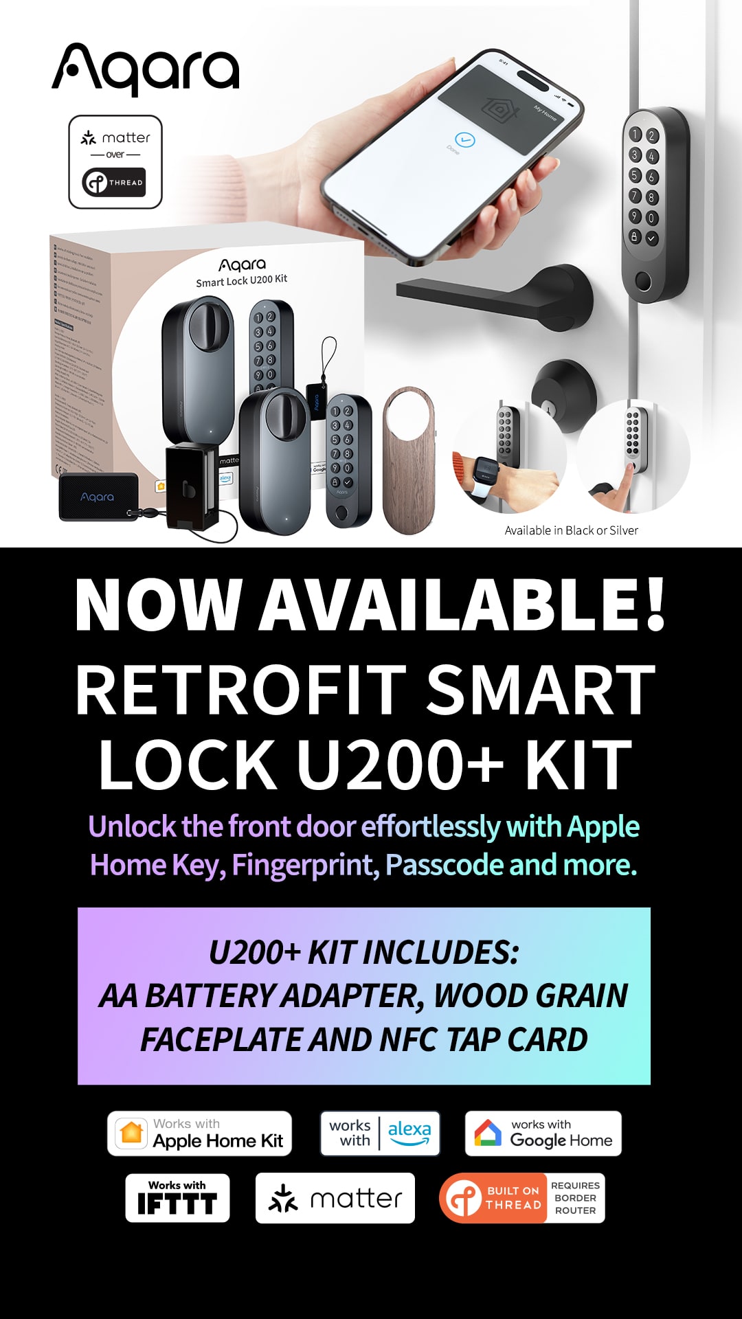 Aqara Smart Lock U200 Now Available